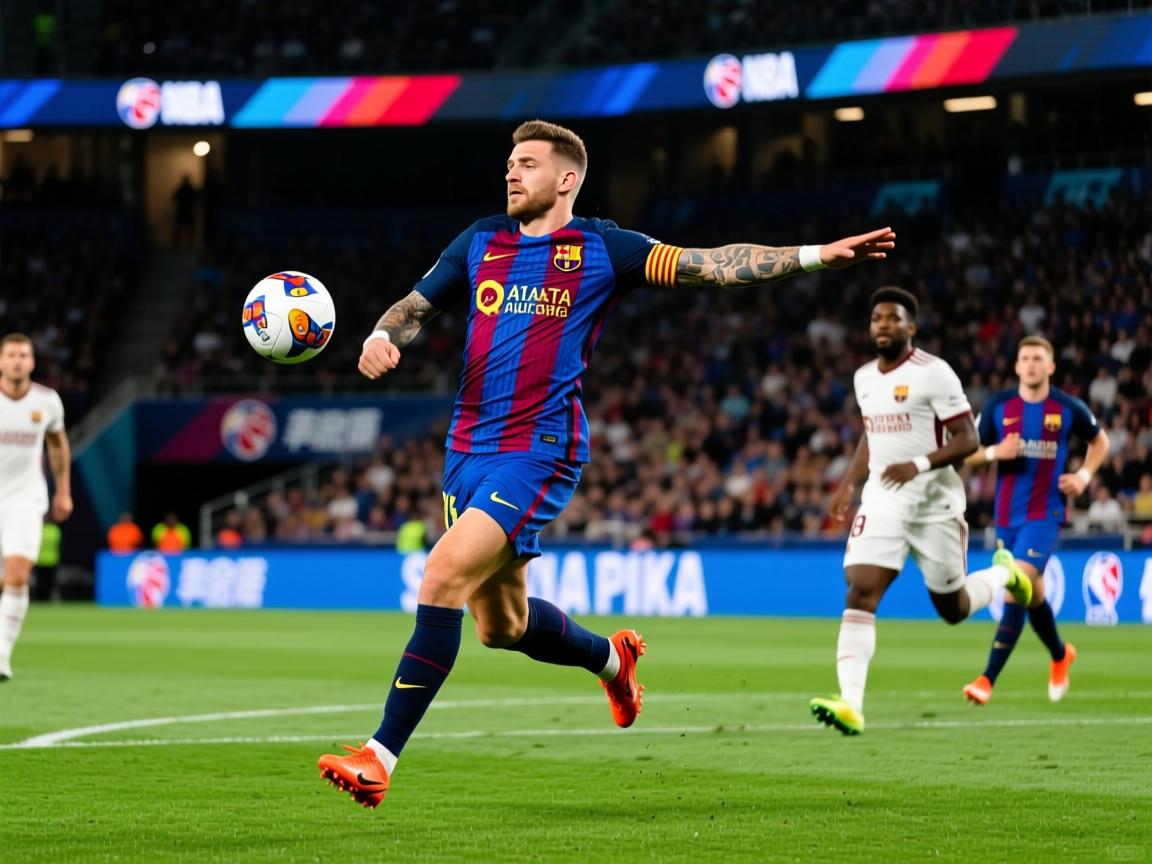 亚特兰大前锋乔泽普-伊利奇梅开二度，取胜 巴塞罗那  第2张