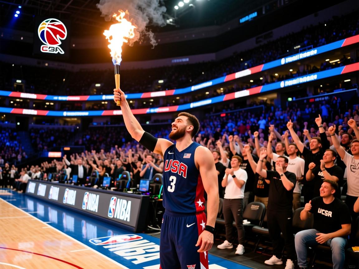 美国运动员点燃全场,引发观赏者热情 第1张