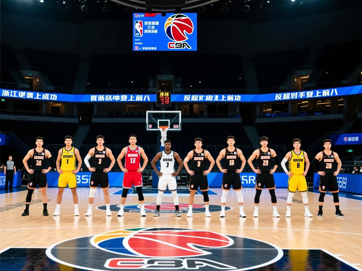 浙江队逆袭成功,反超对手登上前八 第1张